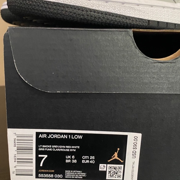 Jordan 1 Low Light Smoke Grey - Picture 5 of 5